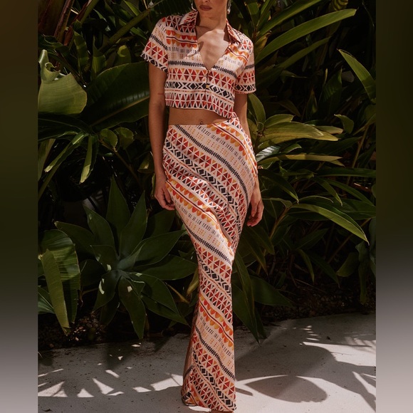 NWT Runaway the Label Clea Maxi Skirt - L - Picture 1 of 7